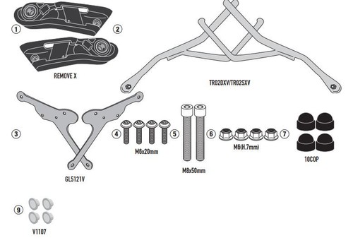 Givi tr6407 frame - givi, soft