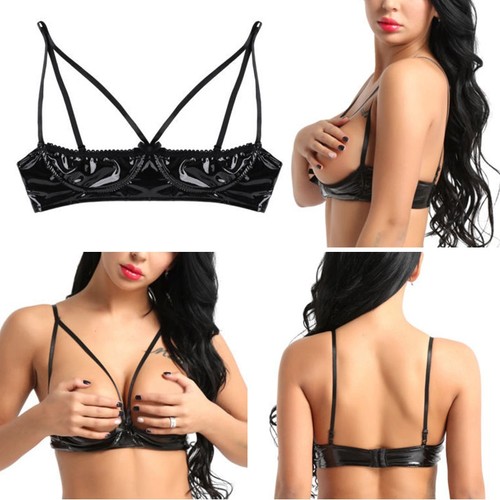 Womens exposed shelf bra - exposed,