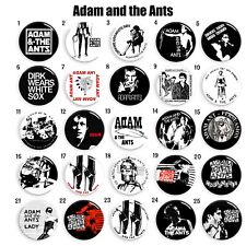 Adam and the Ants Badges 25mm