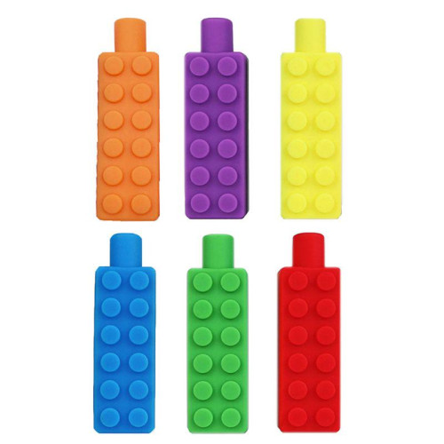 Chewable brick themed pencil - chewable,