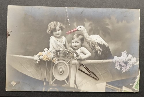 Photo postcard advertising - photo,