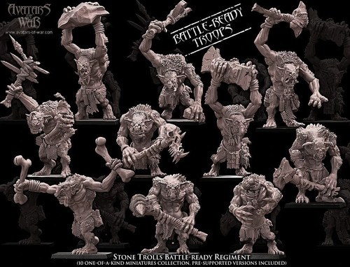 Stone trolls avatars war - trolls,