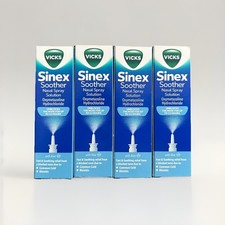 4 x Vicks Sinex Soother Nasal