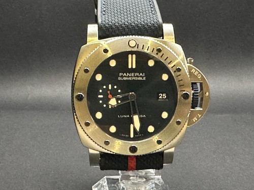 Panerai submersible luna - luna, rossa