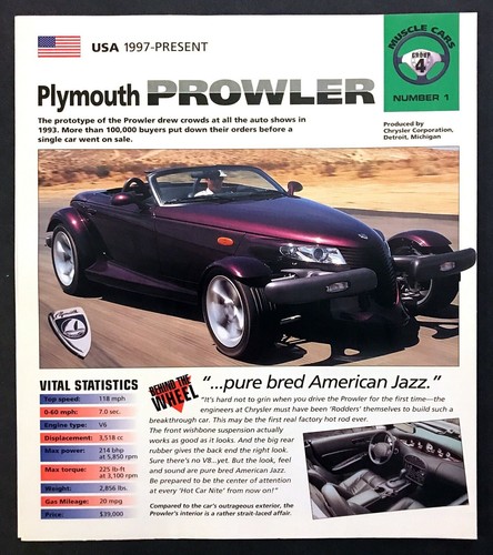 1997 plymouth prowler - 1997,