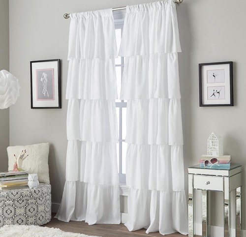 Curtainworks flounced ruffle - flounced,