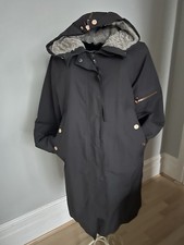 SOS Jensen Waterproof Jacket With Fur Hood And Rose Gold Hardware Up To Size 14
