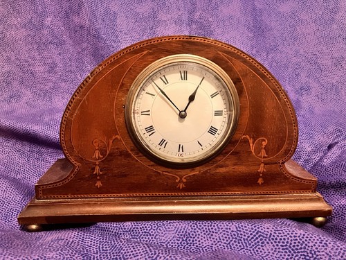Edwardian antique mantle clock - edwardian,
