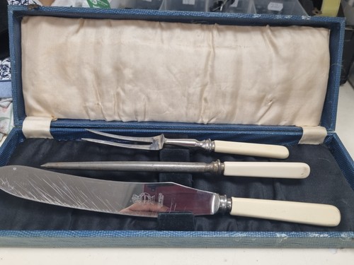 Sheffield cutlery set with - set,