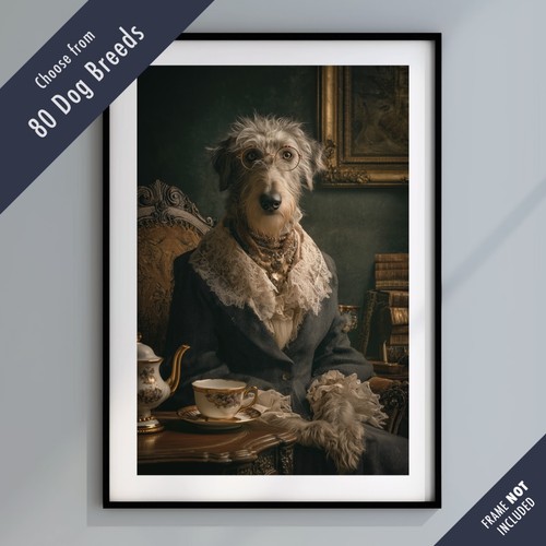 Dressed dog tea party - dressed,