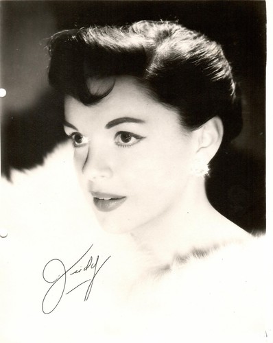 Judy garland signed 1956 - judy,
