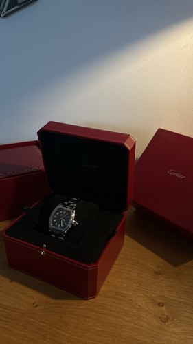 Cartier roadster black dial - black, dial-