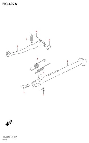 Suzuki genuine pin dr650 m1 - pin,