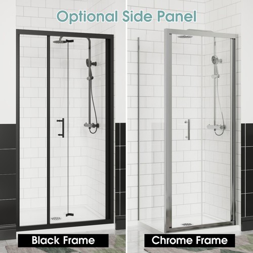 Chrome black frame fold - black,