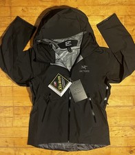Arc'teryx Beta LT Jacket Mens Small New with Tags Black Waterproof GoreTEX
