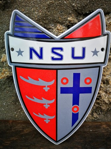 Enamel plate nsu - plate,