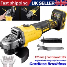 125mm Brushless Cordless Angle Grinder Efficient for Dewalt 18V 20V Batteries