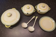 Lovely Vintage Royal Falcon Ware - Serving Dish Tureen Set and Ladles - JHW Sons