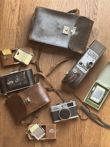 Vintage camera bundle olympus - bundle,