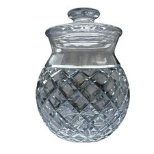 waterford crystal Pineapple Cookie Biscuit Jar Barrel