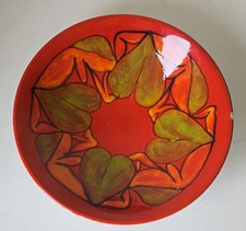 Poole Pottery Delphis Pattern Bowl Marked CK - 26.5cm Diameter