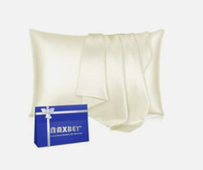 NAXBEY Silk Pillowcase foR Hair & Skin 22 Momme Silk 100% 50 X 66CM 1X PIECE NEW