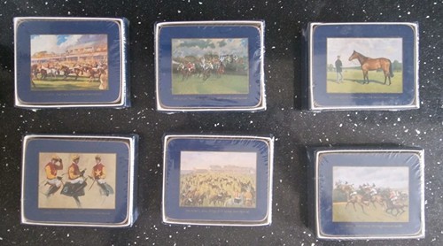 Sealed martell coasters - sealed,