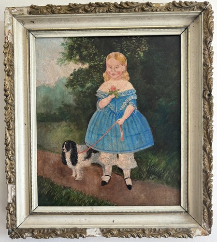 Naive girl with cavalier - with,