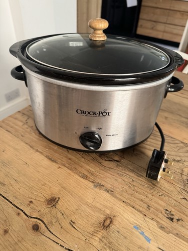 Crock pot family size - crock-pot, silver