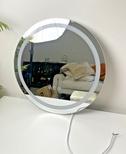 Round bathroom led - round, mirror