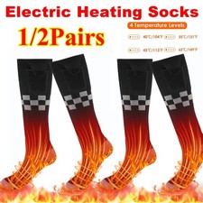 Electric Heated Socks Rechargeable 5V 5000mAh Battery Unisex Winter Foot Warmer