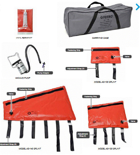 Ferno vacuum splint - vacuum, kit