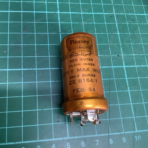 Vintage plessey capacitor - plessey,