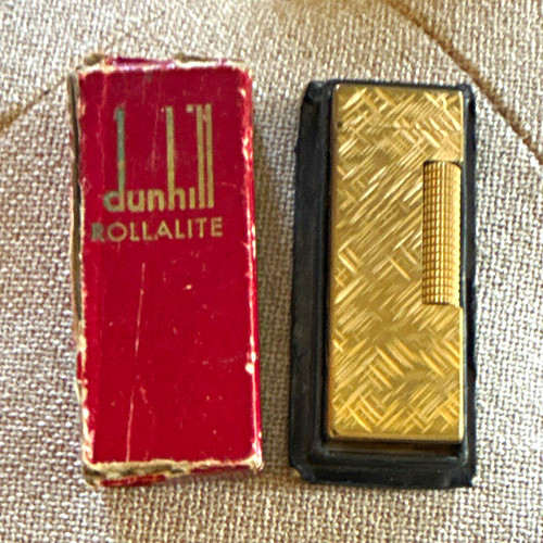 Vintage dunhill rollalite - rollalite, gold