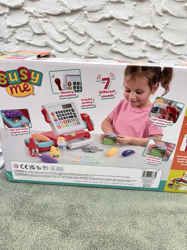 Kids toy cash register - cash, with