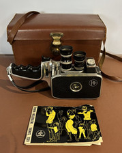 Bolex Paillard Cine Camera In Case With Instructions