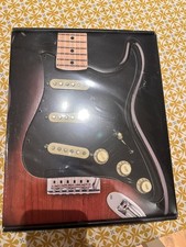 NEW Fender Loaded Pre-Wired Tex-Mex SSS Strat Pickguard, BLACK