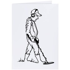 'Metal Detector Man' Greeting