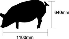 Pig Blackboard / Chalkboard