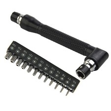 Convenient Right Angle Screwdriver and 12pc For Torx Bit Set for Home Use