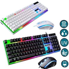 Gaming Keyboard Mouse Set Pad