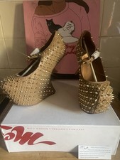 Jeffrey Campbell Prickly Wedge Women's Shoes Size UK 6 Brand New with Box
