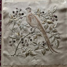 Antique Faded Crewel Work