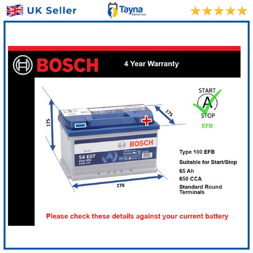 Efb car battery fits porsche - car,
