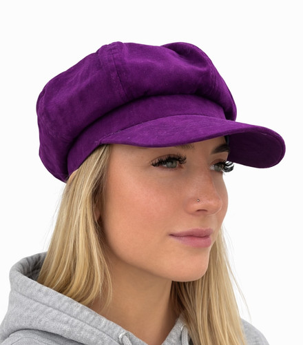 Baker boy hat - boy, purple