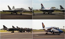 4XORIGINAL 35mm AIRCRAFT NEG'S MILITARY C1990 #8498