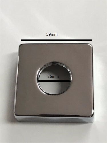 Square shower arm cover - arm,