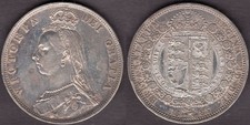 Great Britain, Victoria, Halfcrown 1887.          DY23849