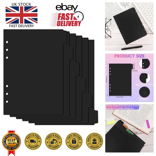 Ring plastic binder - 6-ring, dividers