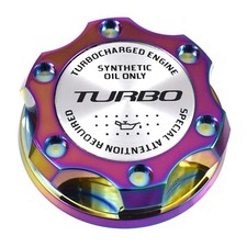 V2 Neo Chrome Billet Oil Cap Filler Silver Turbo For Nismo GTR 350z 370z 240SX